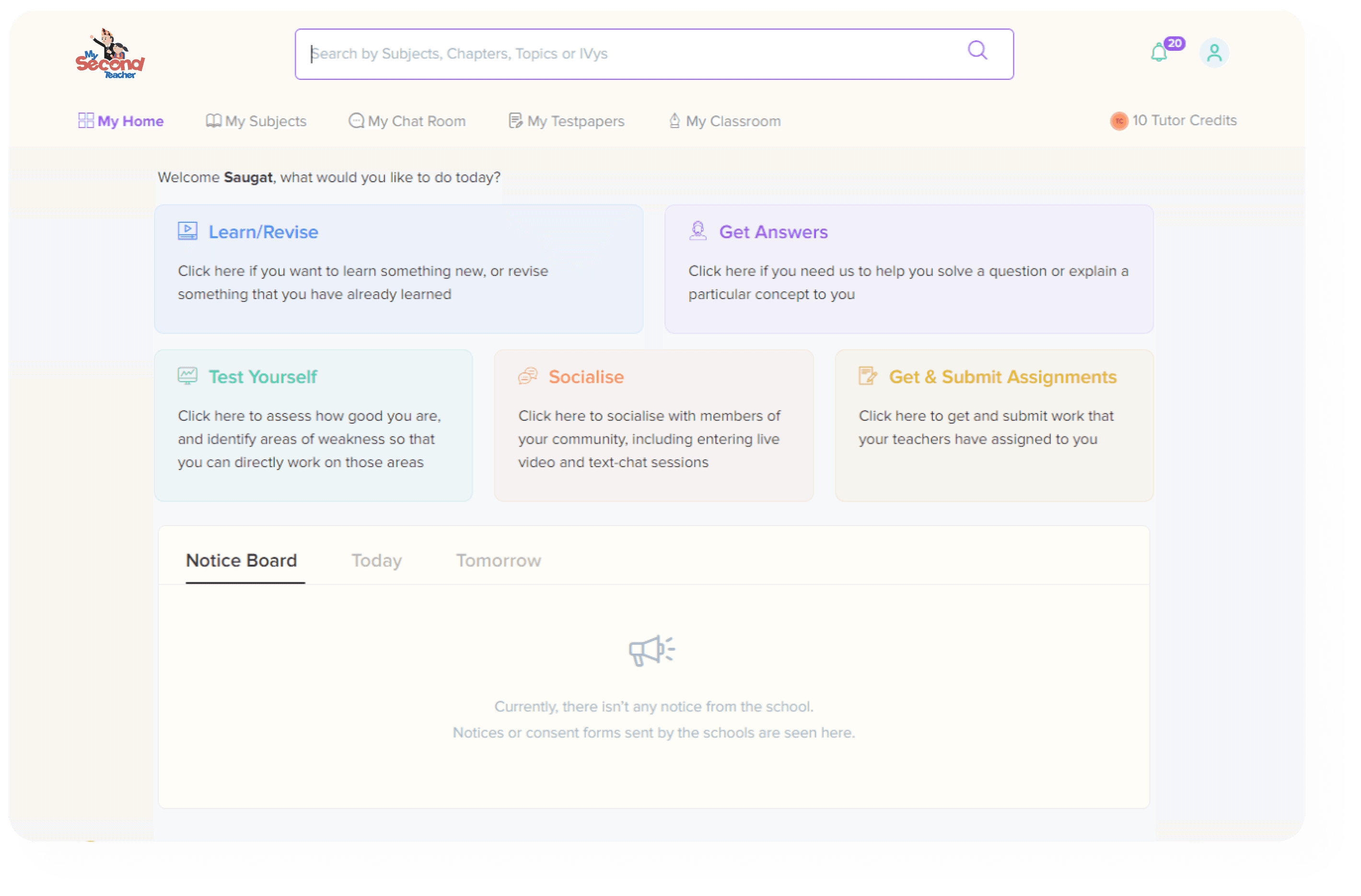 mySecondTeacher solutions overview